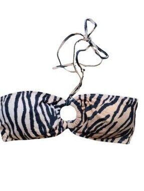 New With Tags PQ Swim Cle Rosie Ring Bandeau Bikini Top M
